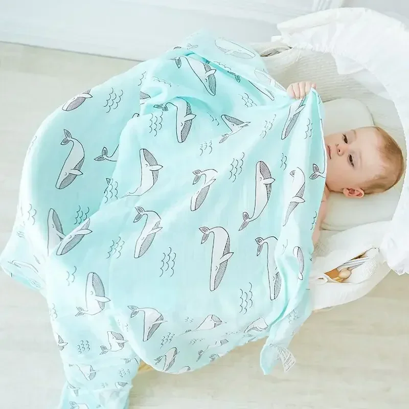 Swaddle Blanket Muslin - Mousseline Boom Pasgeboren Mousseline Inbakeren Baby