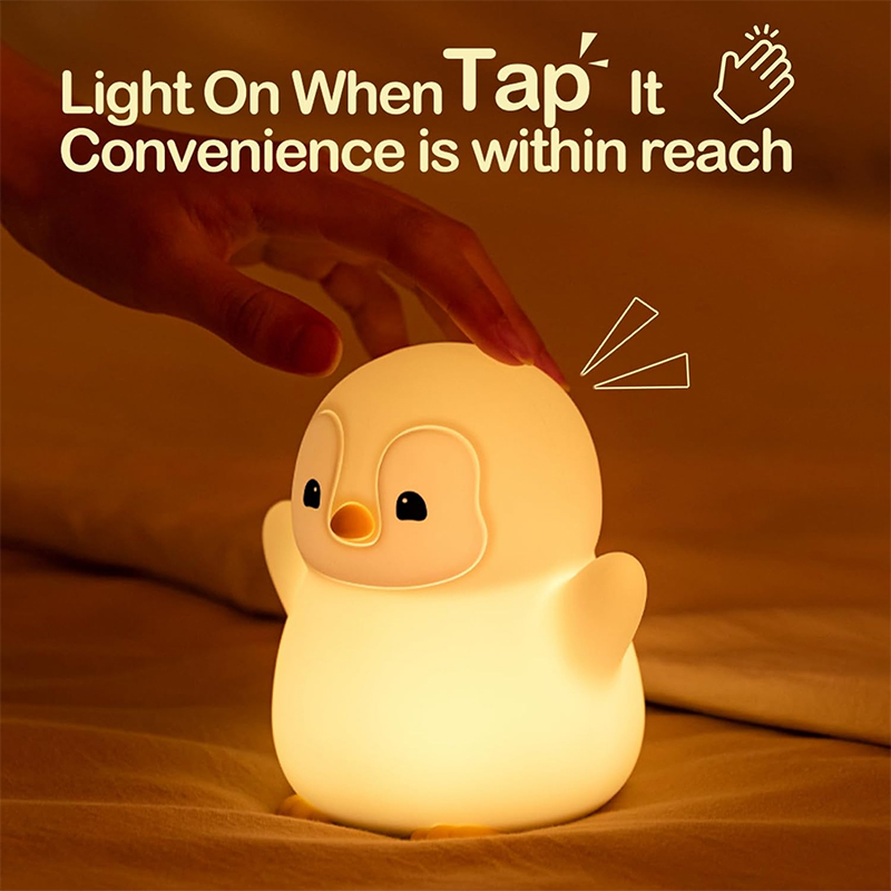 Baby Nursery Table - NIEUW Pinguïn-nachtlampje Siliconen slaaplamp voor kinderkamer