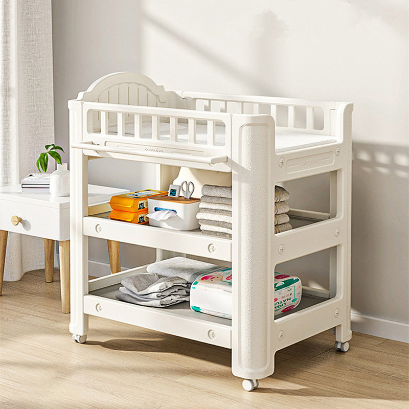 Baby Nursery Table - Babyverschoontafel, Multifunctioneel Luiertafel, Draagbare Babybadtafel, Babyverzorgingsstation,