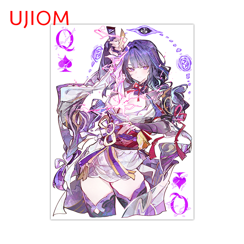 Baby Nursery Panelling - UJIOM Genshin Impact Graffiti Poker Stijl