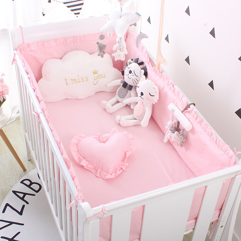 Baby Nursery Sale - 5 stks Solid Baby Beddengoed Set