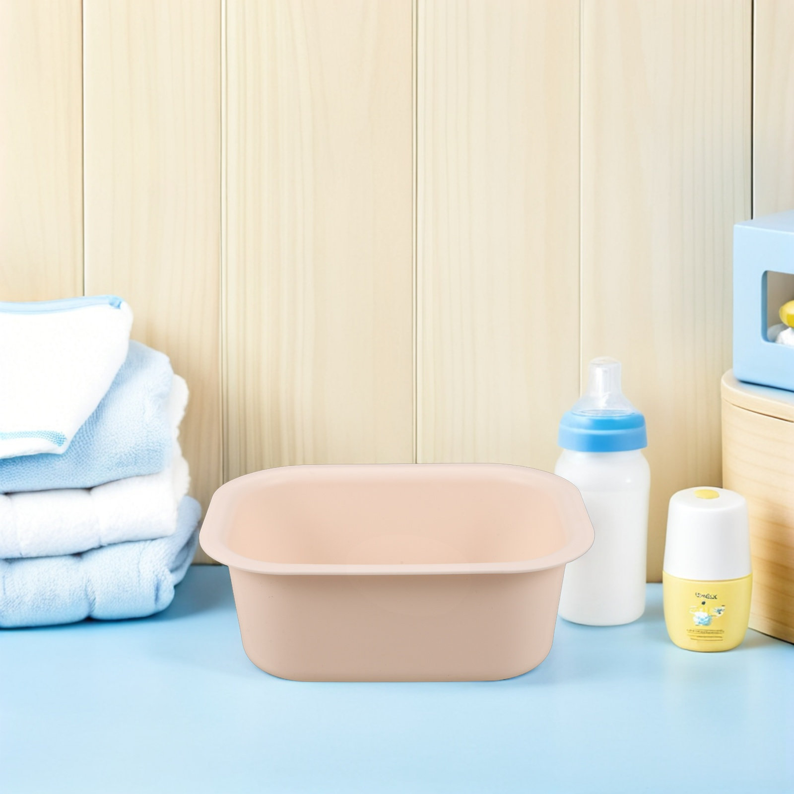 Baby Nursery Table - 2-delige babyverzorgingsbak, verdikte hittebestendige plastic luiertafel,