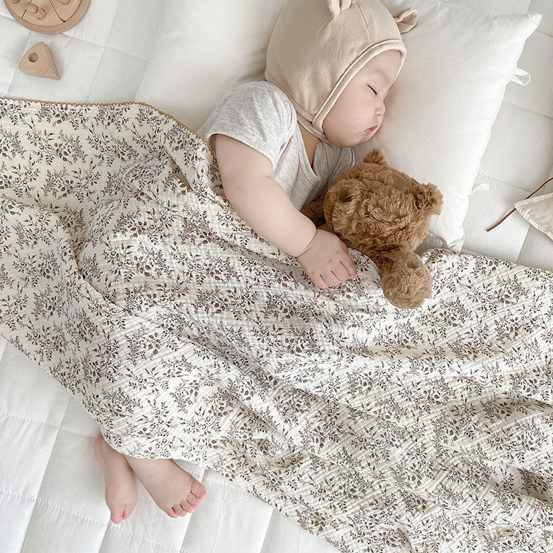 Swaddle Blanket Muslin - Zomer Babydeken 2-laags dunne katoenen inbakerdoek