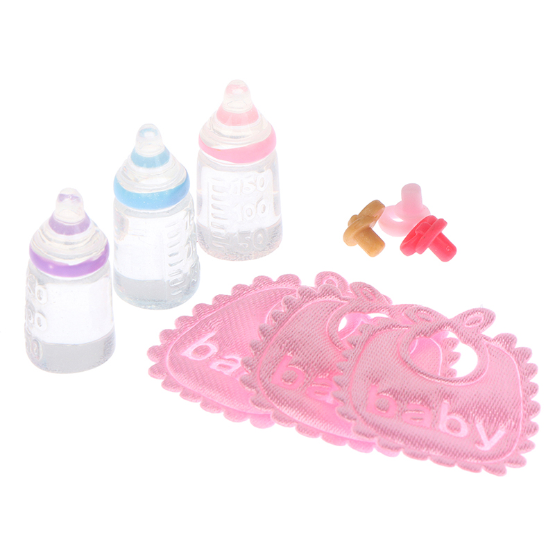 Baby Nursery Items - 3 Stuks 1:12 Poppen Huis Miniatuur