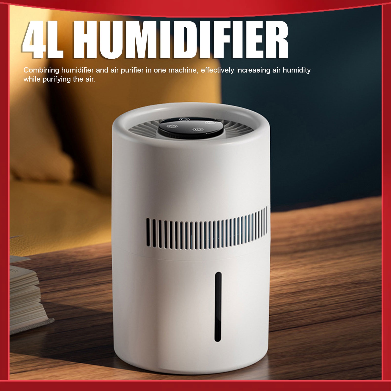 Humidifier Nursery Quiet - Luchtreiniger en luchtbevochtiger 2 in 1