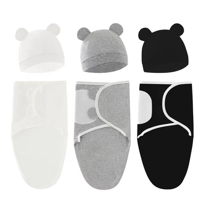 Baby Nursery Items - Babydeken Hoed Set Cartoon Bedrukt Katoen