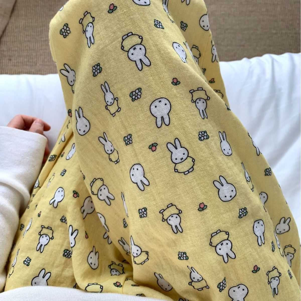 Baby Nursery Yellow - Gele Miffy pyjamabroek van 100% katoen,