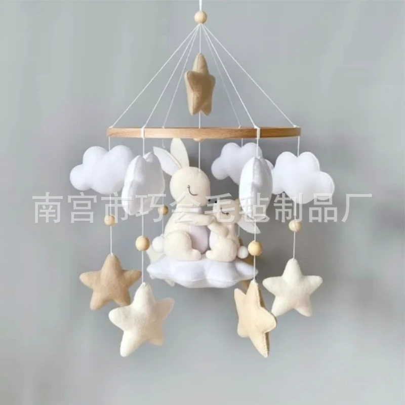 Handgemaakt zacht vilt konijne - Baby Nursery Neutral recensie en prijs