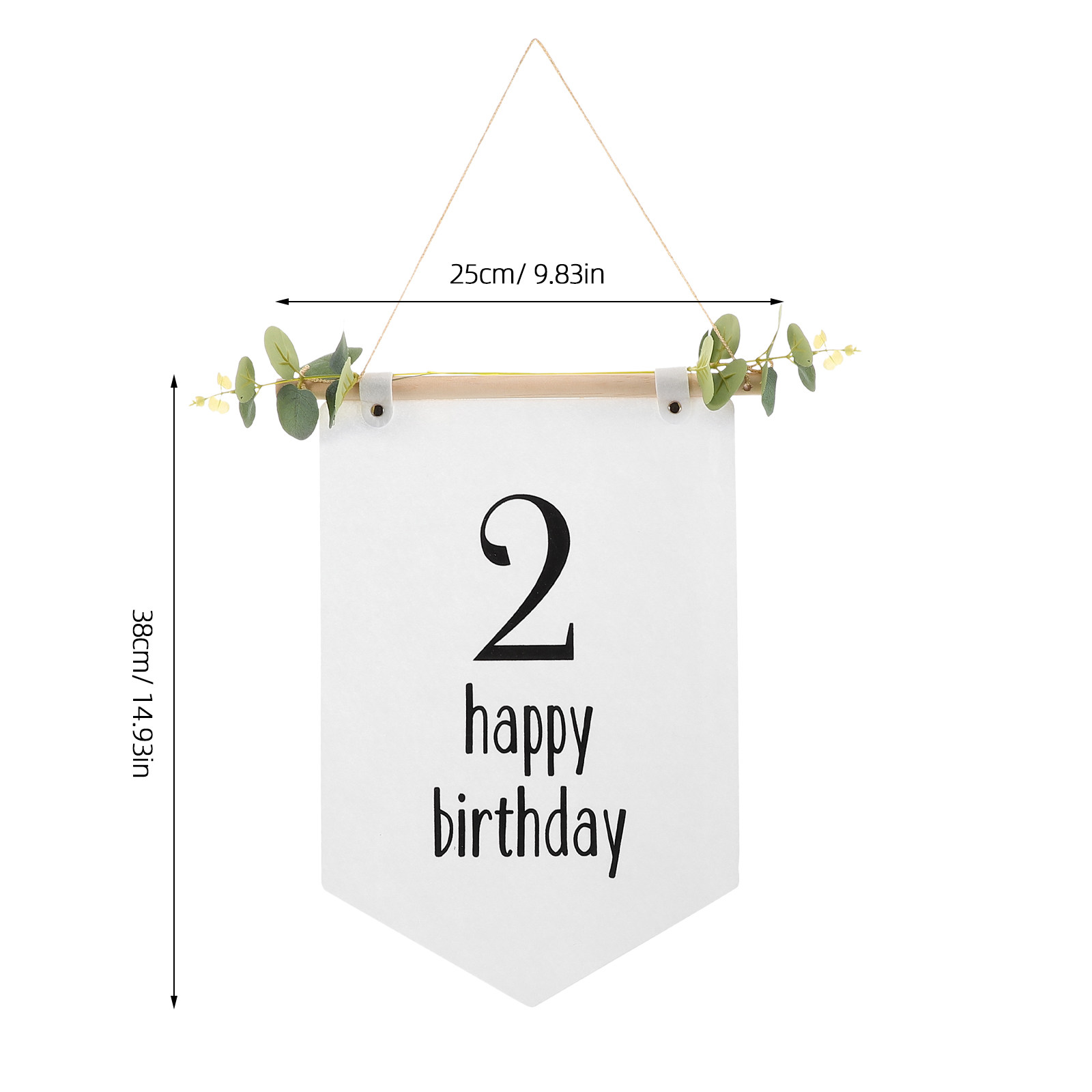 Vilten verjaardagsbanner babys - Baby Nursery Themes Girl recensie en prijs