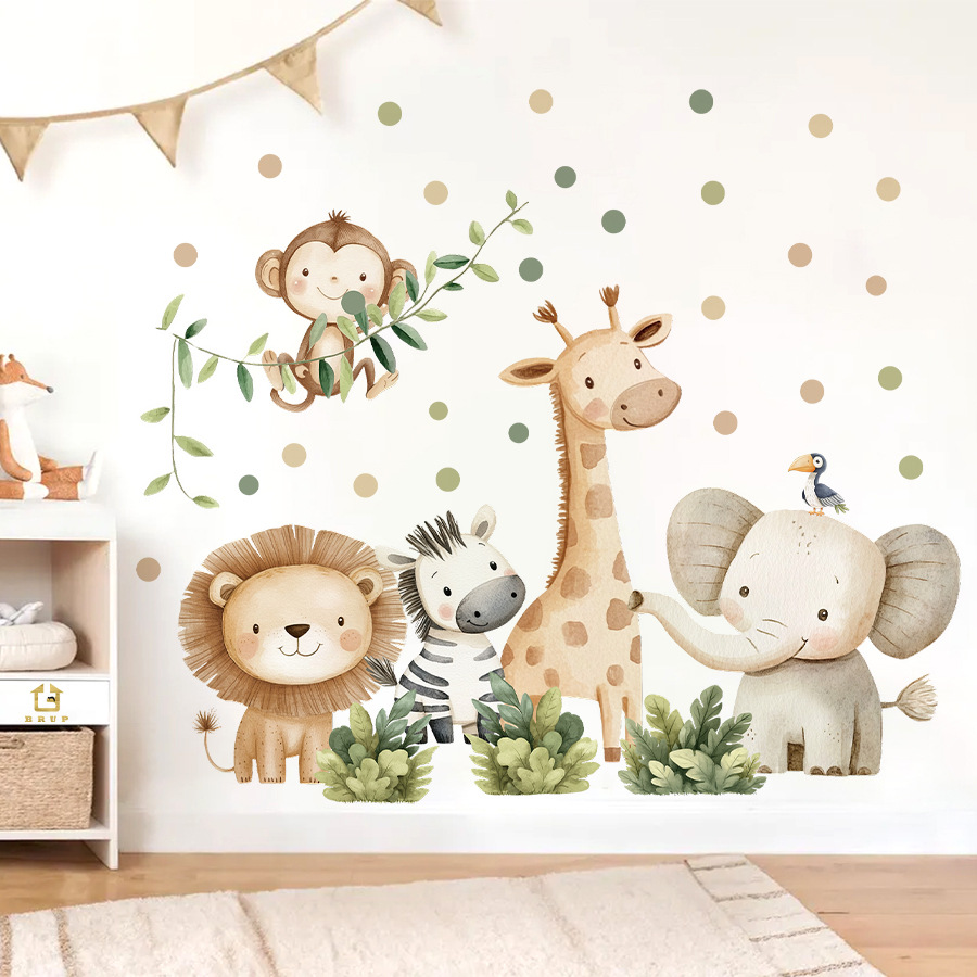 Boho bosdieren muurstickers vo - Baby Nursery Panelling recensie en prijs