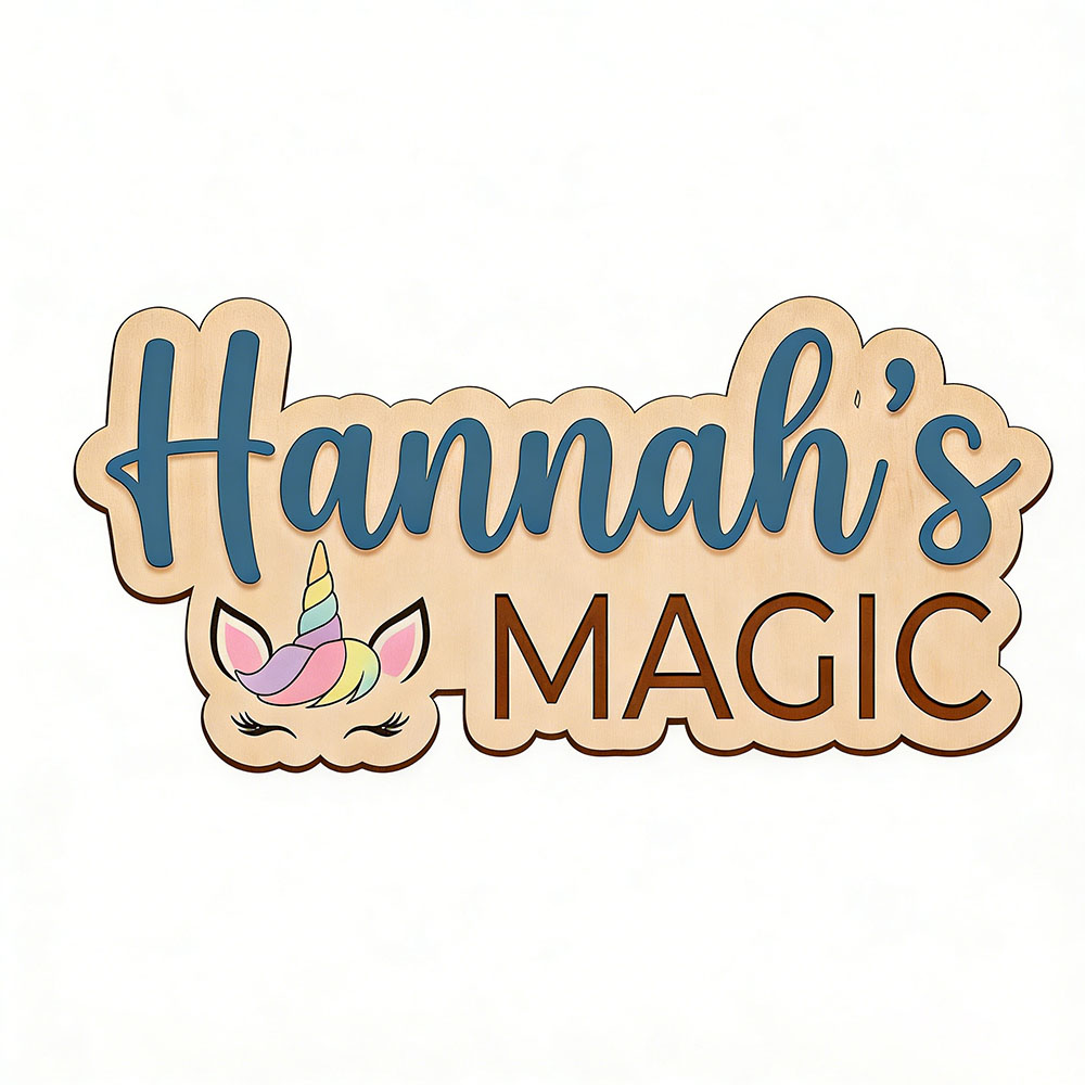 Aangepaste Unicorn Magic Name  - Baby Nursery Themes Girl recensie en prijs