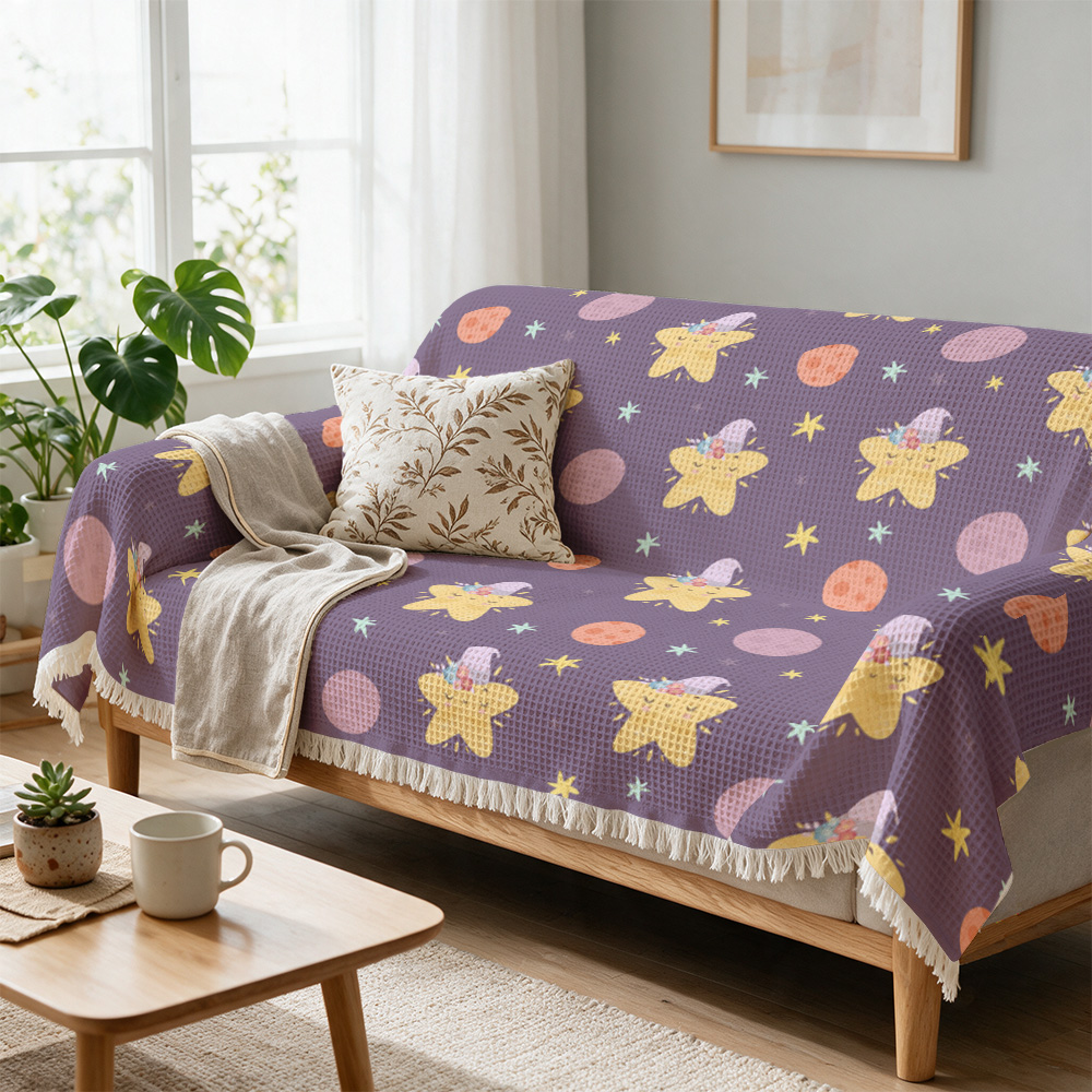 Decoratieve bankhoes, deken, b - Baby Nursery Yellow recensie en prijs