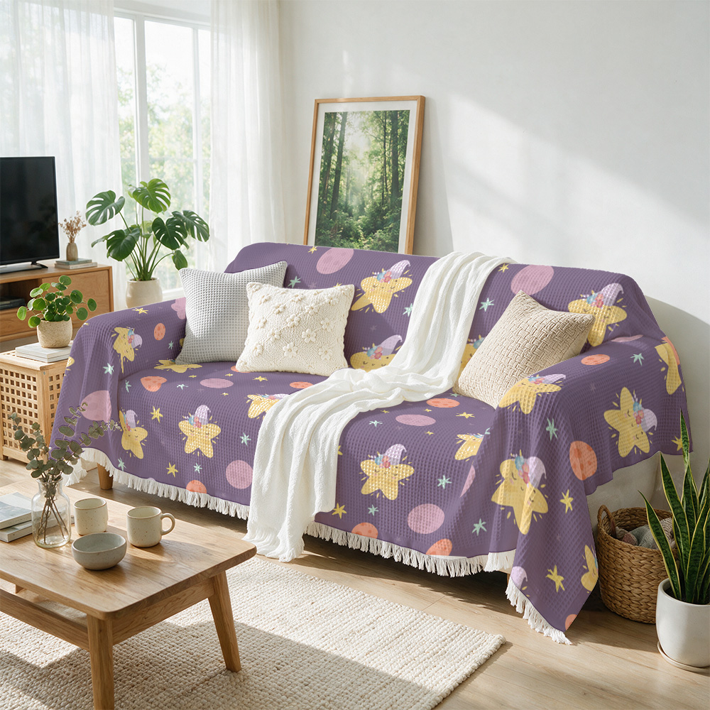 Decoratieve bankhoes, deken, b - Baby Nursery Yellow recensie en prijs