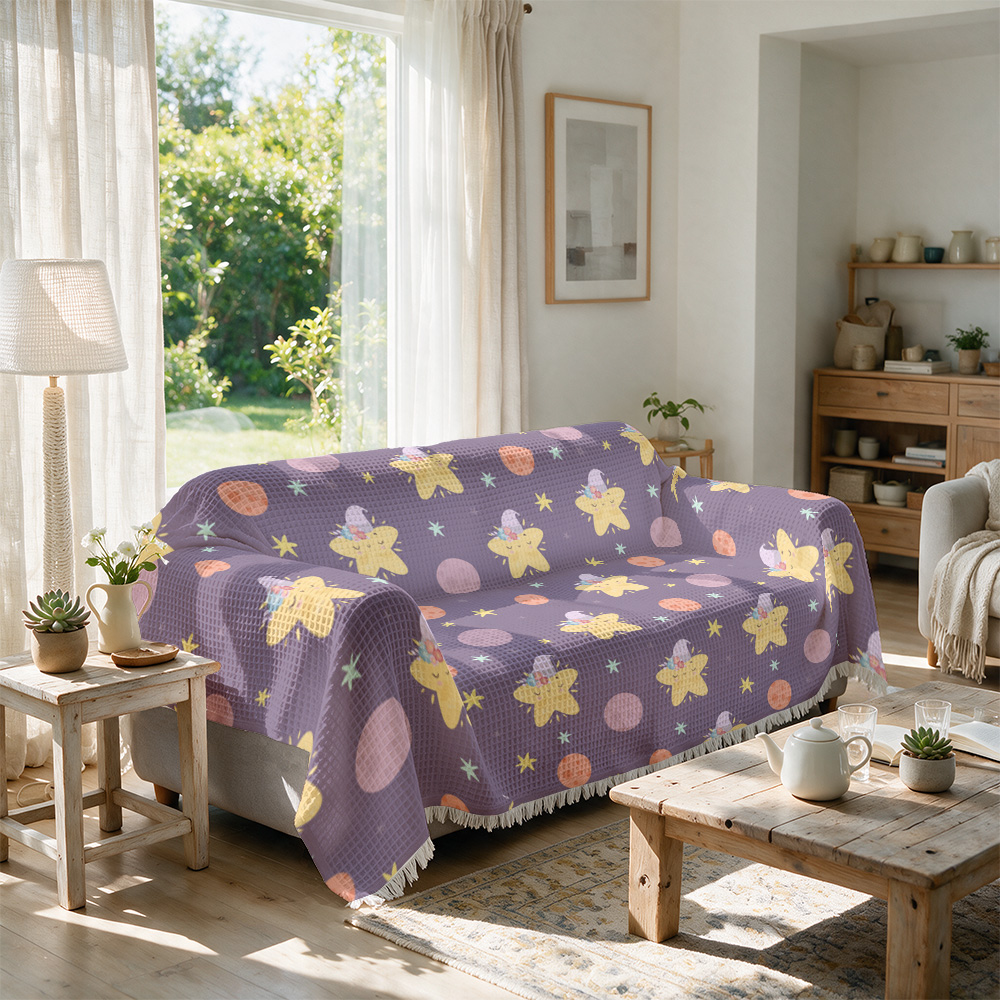 Decoratieve bankhoes, deken, b - Baby Nursery Yellow recensie en prijs