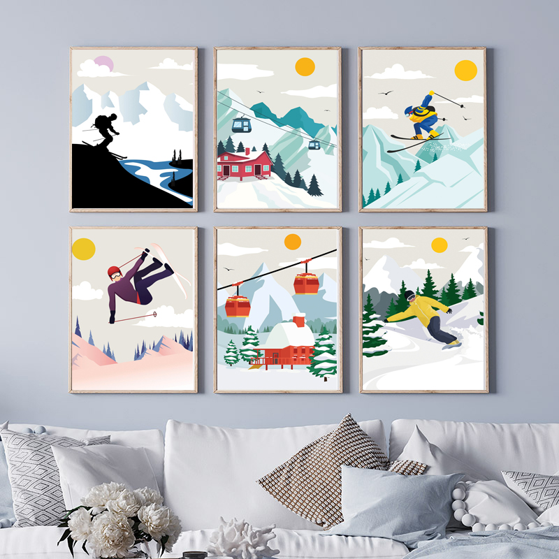 Minimalistische Snow Mountain  - Baby Nursery Themes Girl recensie en prijs