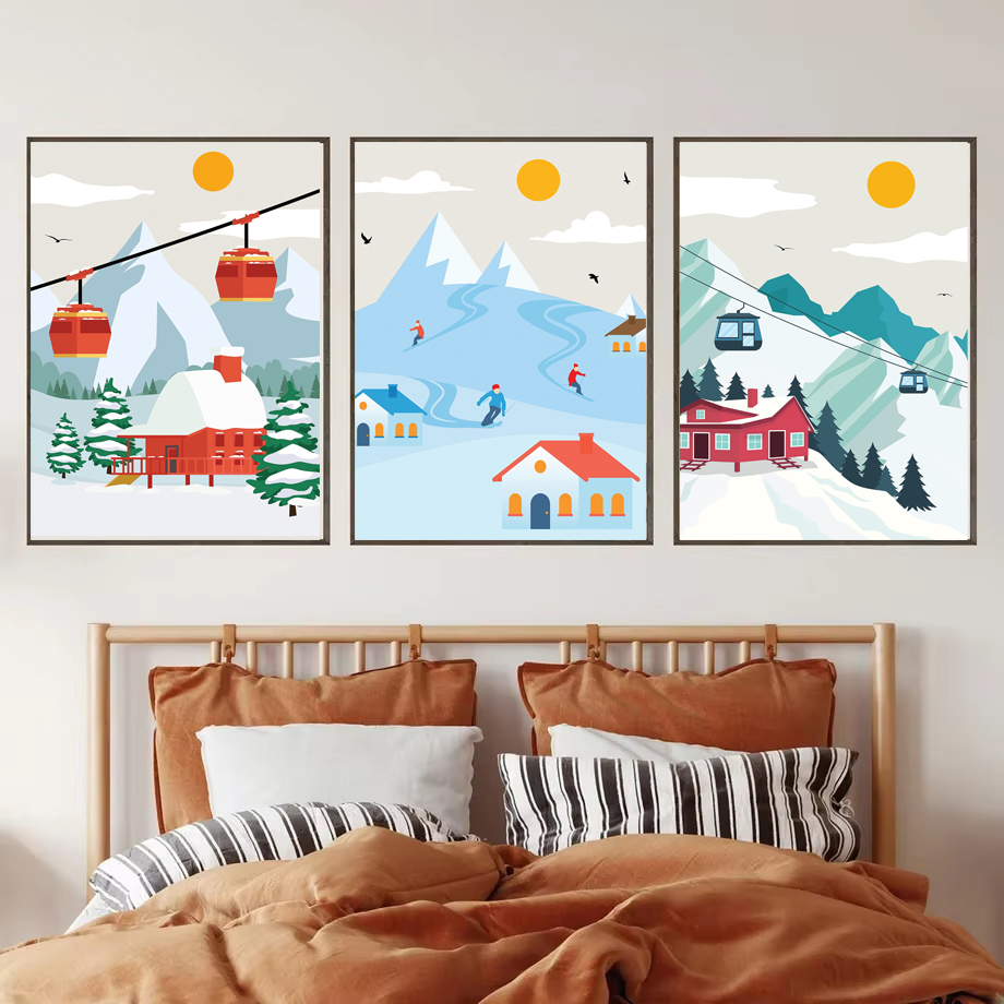 Minimalistische Snow Mountain  - Baby Nursery Themes Girl recensie en prijs