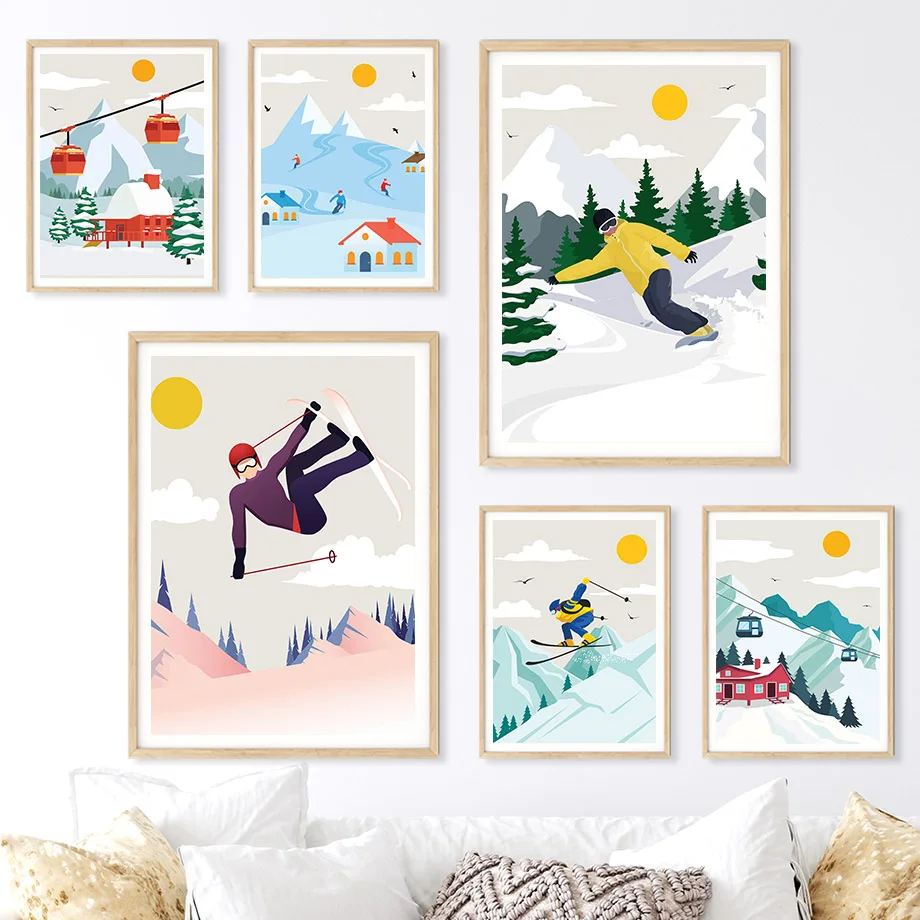 Minimalistische Snow Mountain  - Baby Nursery Themes Girl recensie en prijs