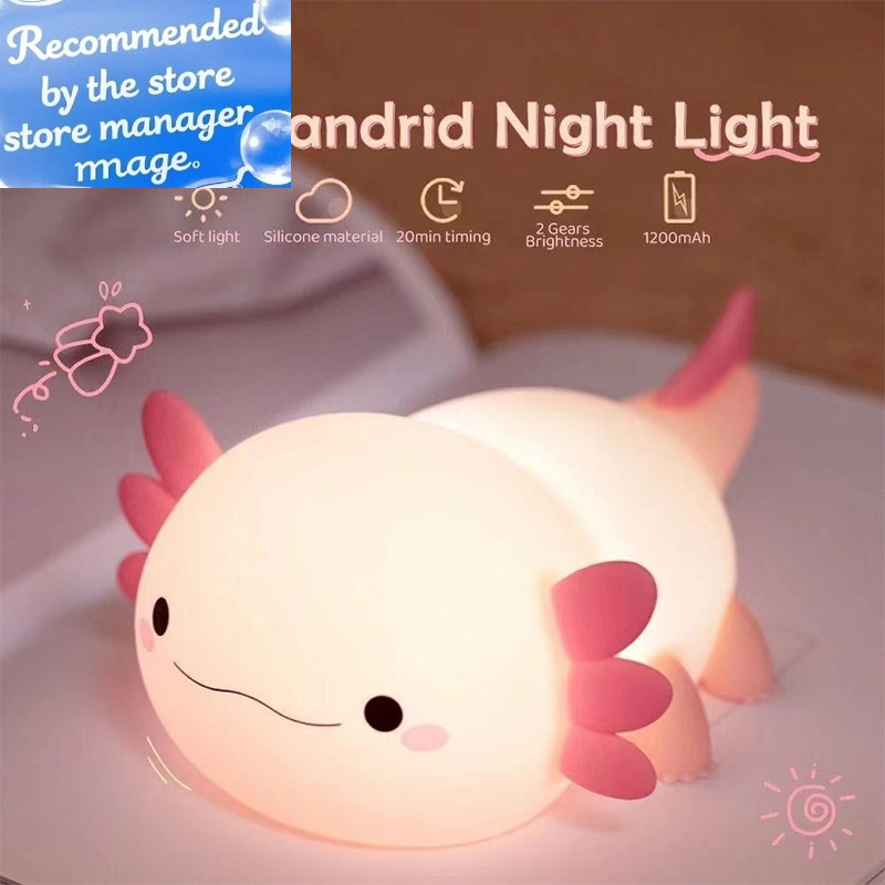 Schattig Axolotl-nachtlampje S - Baby Nursery Table recensie en prijs