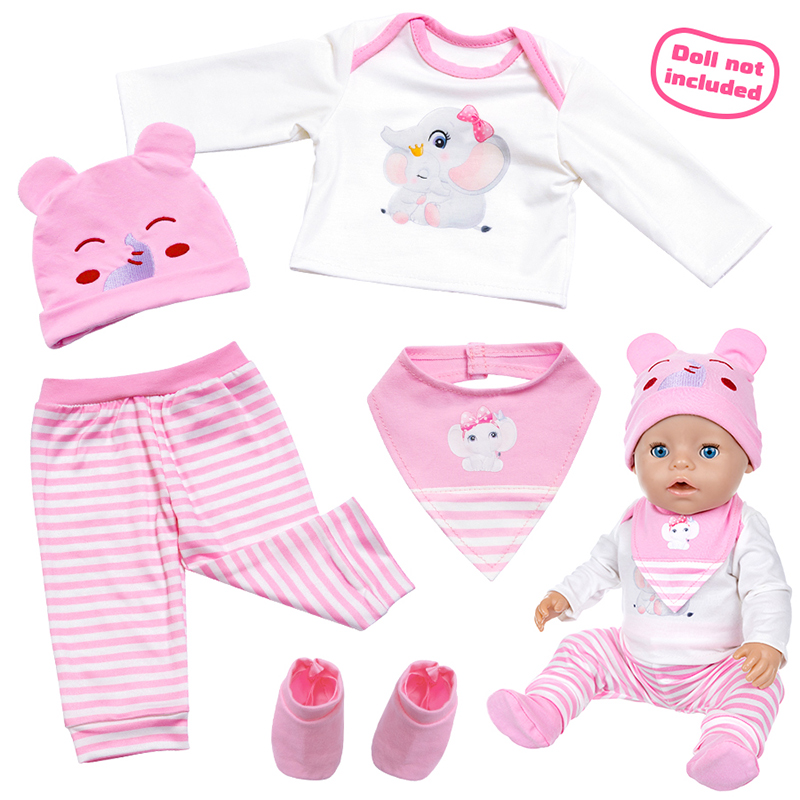Kledingset voor 16-18 inch pas - Baby Nursery Set recensie en prijs