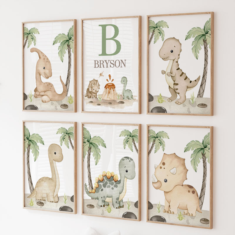 6 soorten neutrale dinosaurus  - Baby Nursery Neutral recensie en prijs