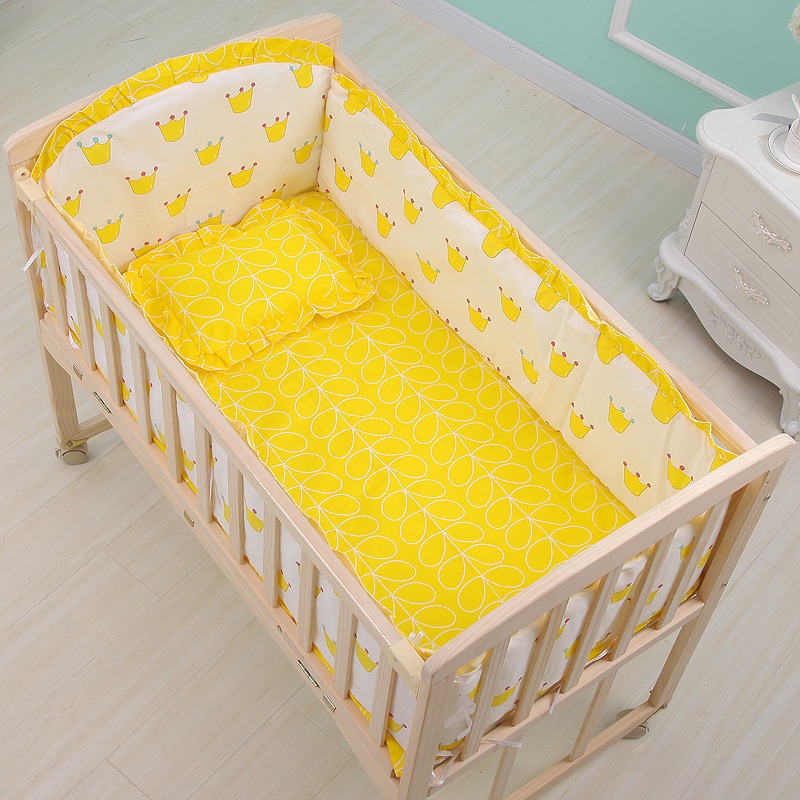6 Stuks Cartoon Katoenen Wieg  - Convertible Crib Set recensie en prijs