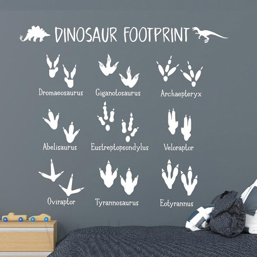 Cartoon dinosaurus voetafdruk  - Baby Nursery Panelling recensie en prijs
