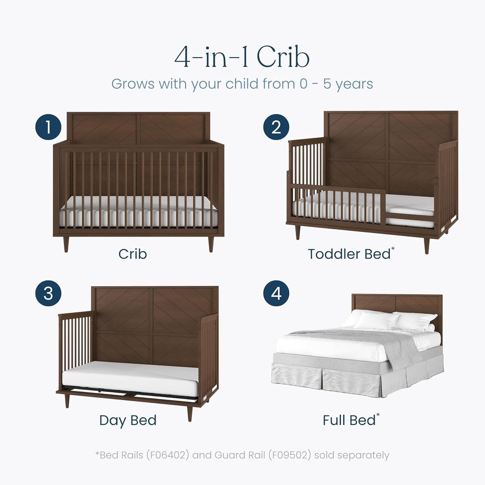 Surrey Hill Design 4-in-1 conv - Convertible Crib Set recensie en prijs