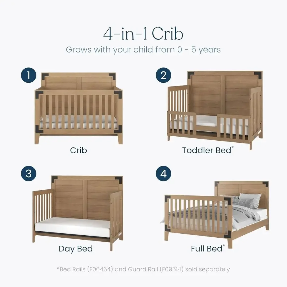 Lucas Design 4-in-1 omvormbaar - Convertible Crib Set recensie en prijs