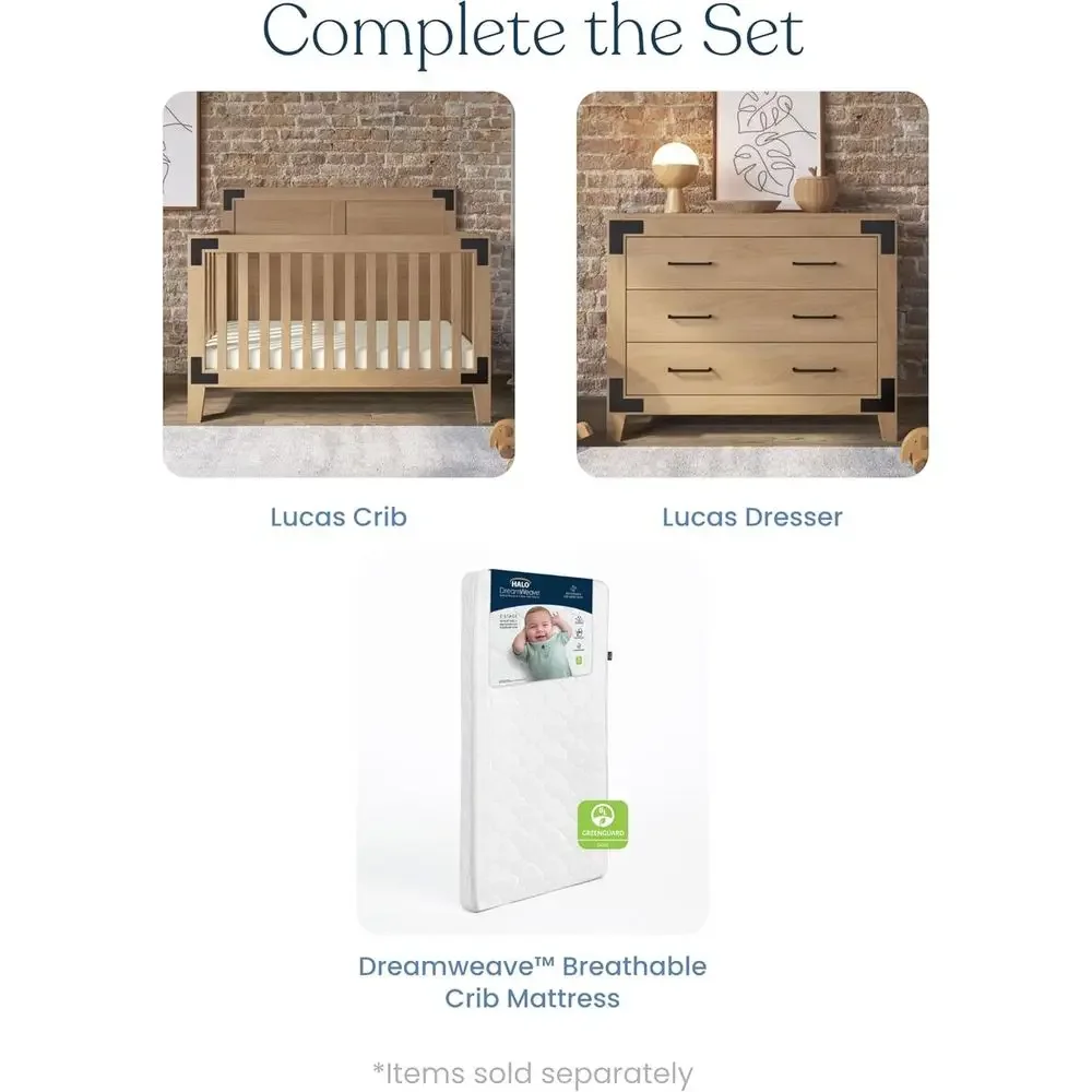 Lucas Design 4-in-1 omvormbaar - Convertible Crib Set recensie en prijs