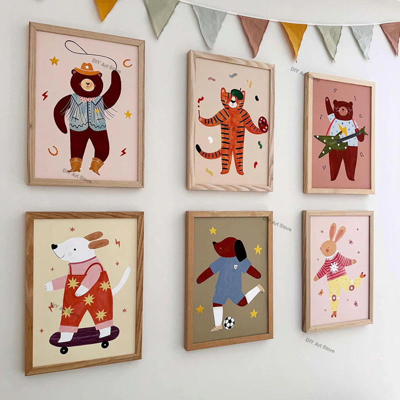 Grappige cartoon dieren kinder - Baby Nursery Items recensie en prijs