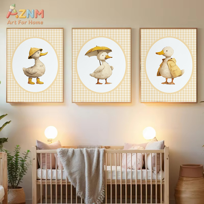AZNM Leuke eend canvas muurkun - Baby Nursery Yellow Walls recensie en prijs