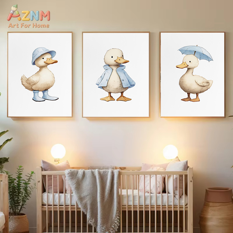 AZNM Leuke eend canvas muurkun - Baby Nursery Yellow Walls recensie en prijs