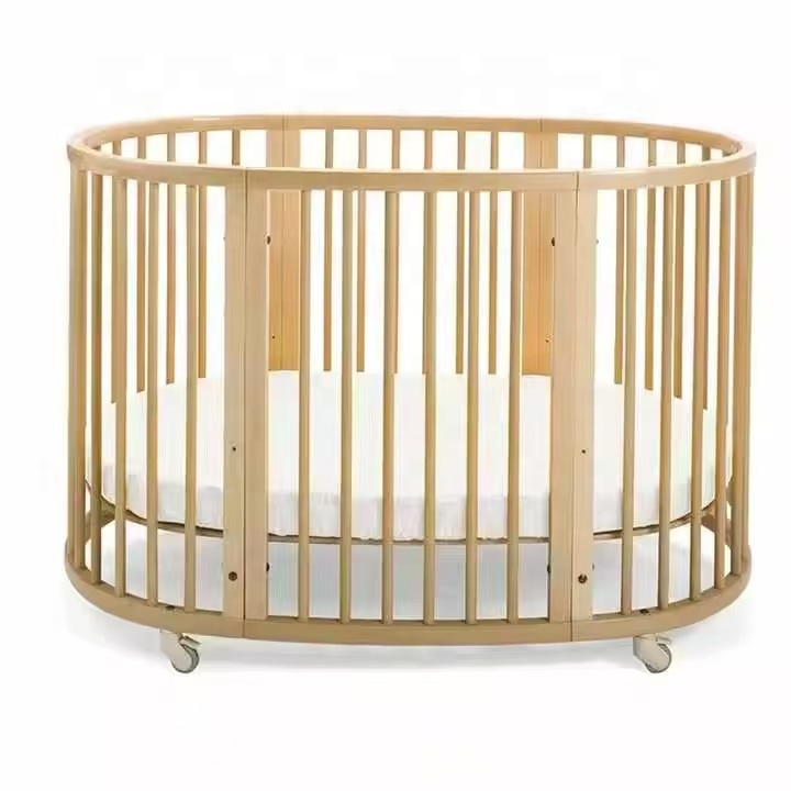 Omvormbare 3-in-1 ovale houten - Convertible Crib Set recensie en prijs