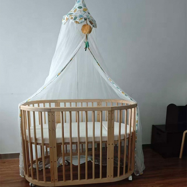 Omvormbare 3-in-1 ovale houten - Convertible Crib Set recensie en prijs