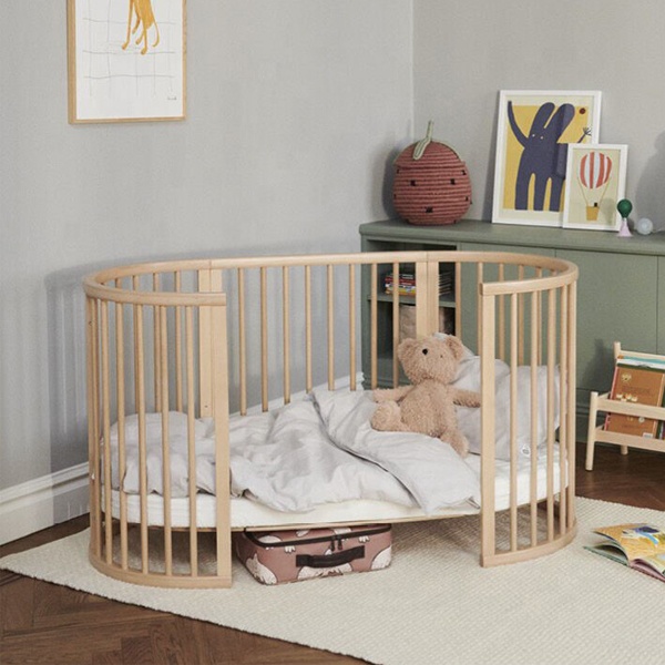 Omvormbare 3-in-1 ovale houten - Convertible Crib Set recensie en prijs