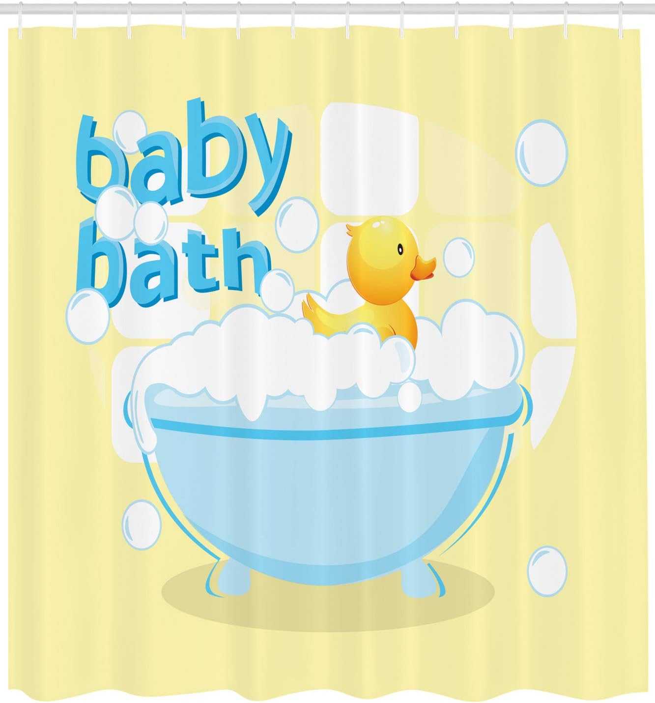 Geel babybad douchegordijn leu - Baby Nursery Yellow recensie en prijs