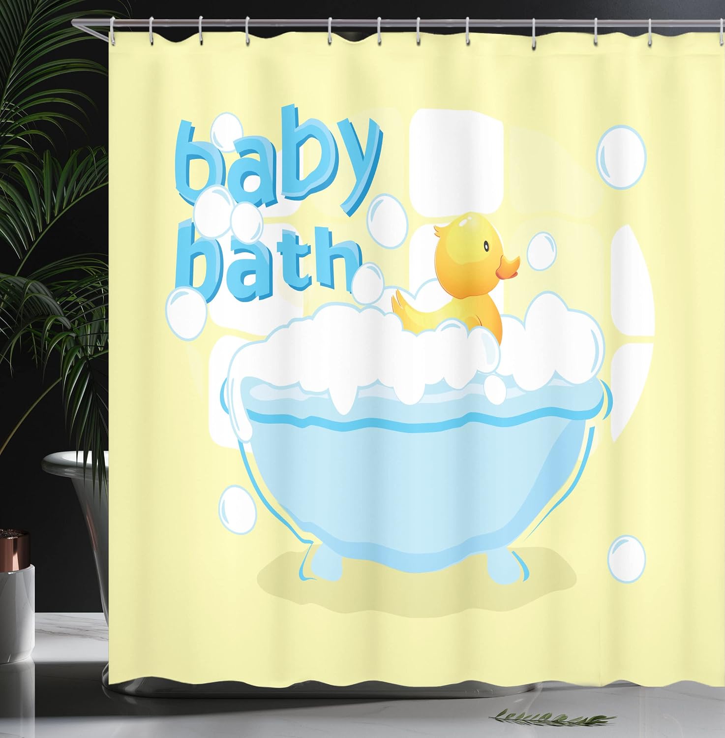 Geel babybad douchegordijn leu - Baby Nursery Yellow recensie en prijs