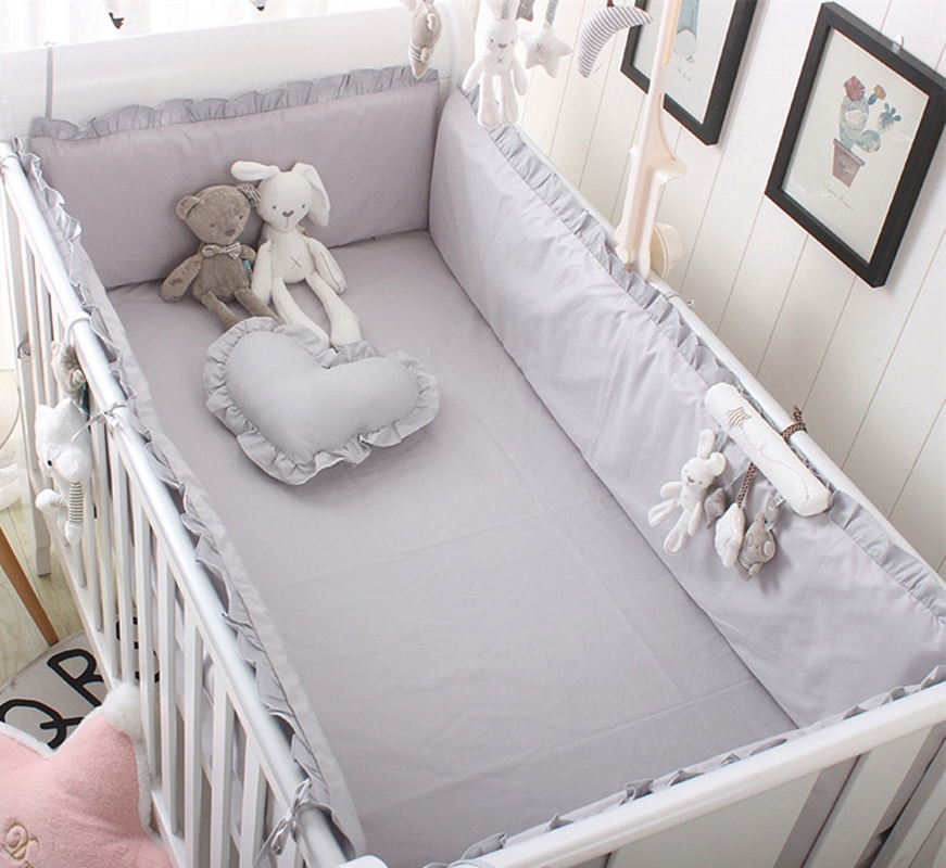 5 Stuks Effen Katoenen Babybed - Baby Nursery Sale recensie en prijs