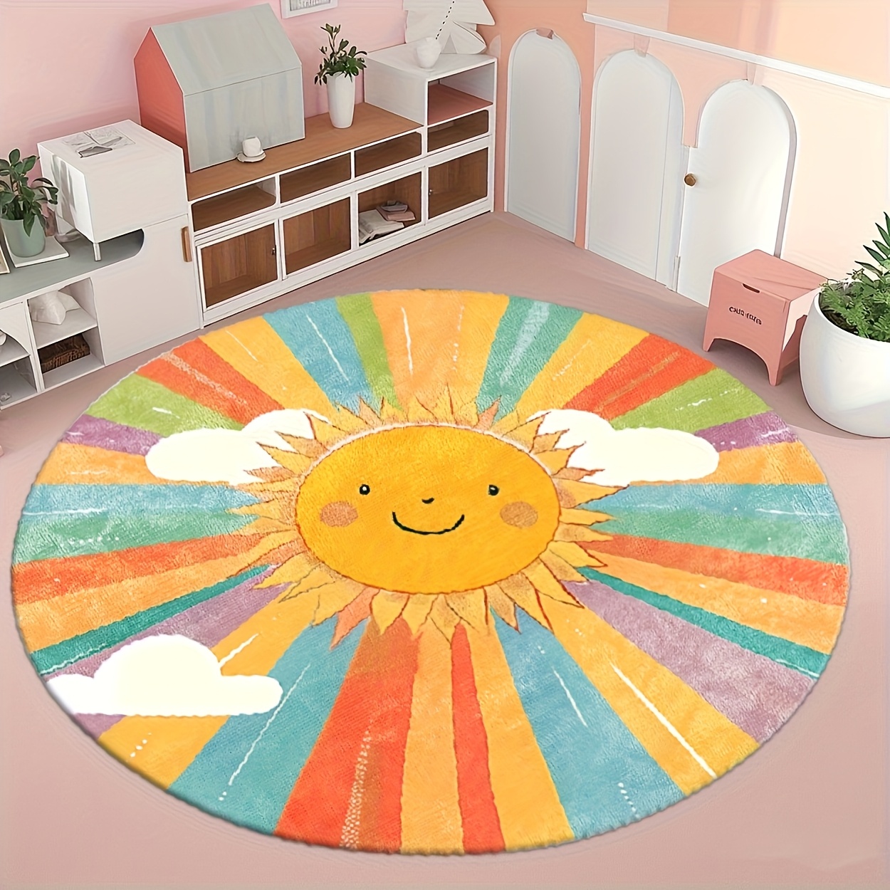 Schattig pluche rond zon-regen - Baby Nursery Themes Girl recensie en prijs