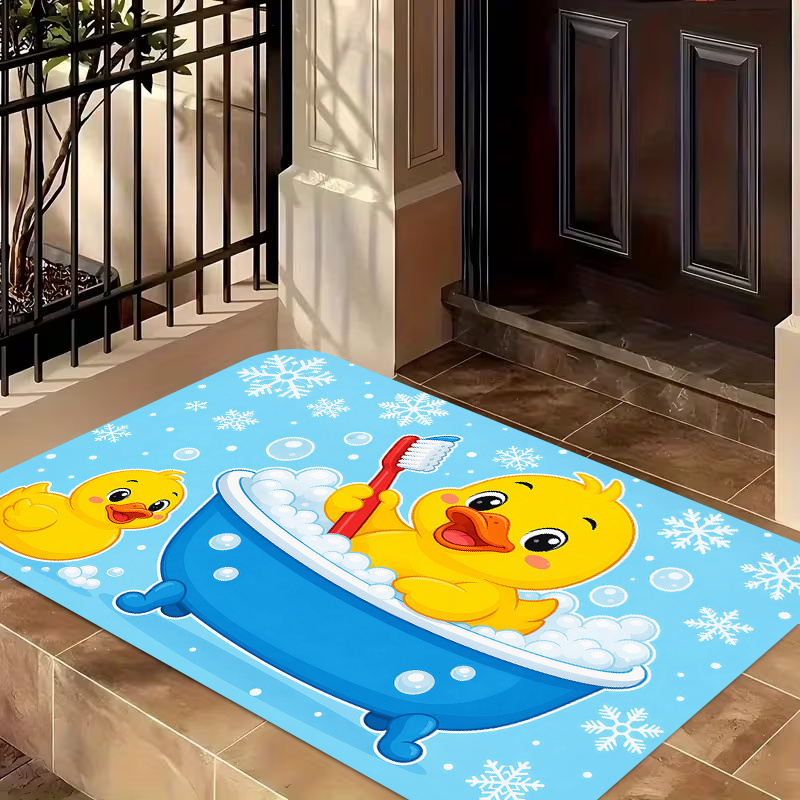 Schattige gele eend badflanell - Baby Nursery Yellow recensie en prijs