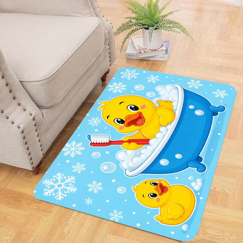 Schattige gele eend badflanell - Baby Nursery Yellow recensie en prijs