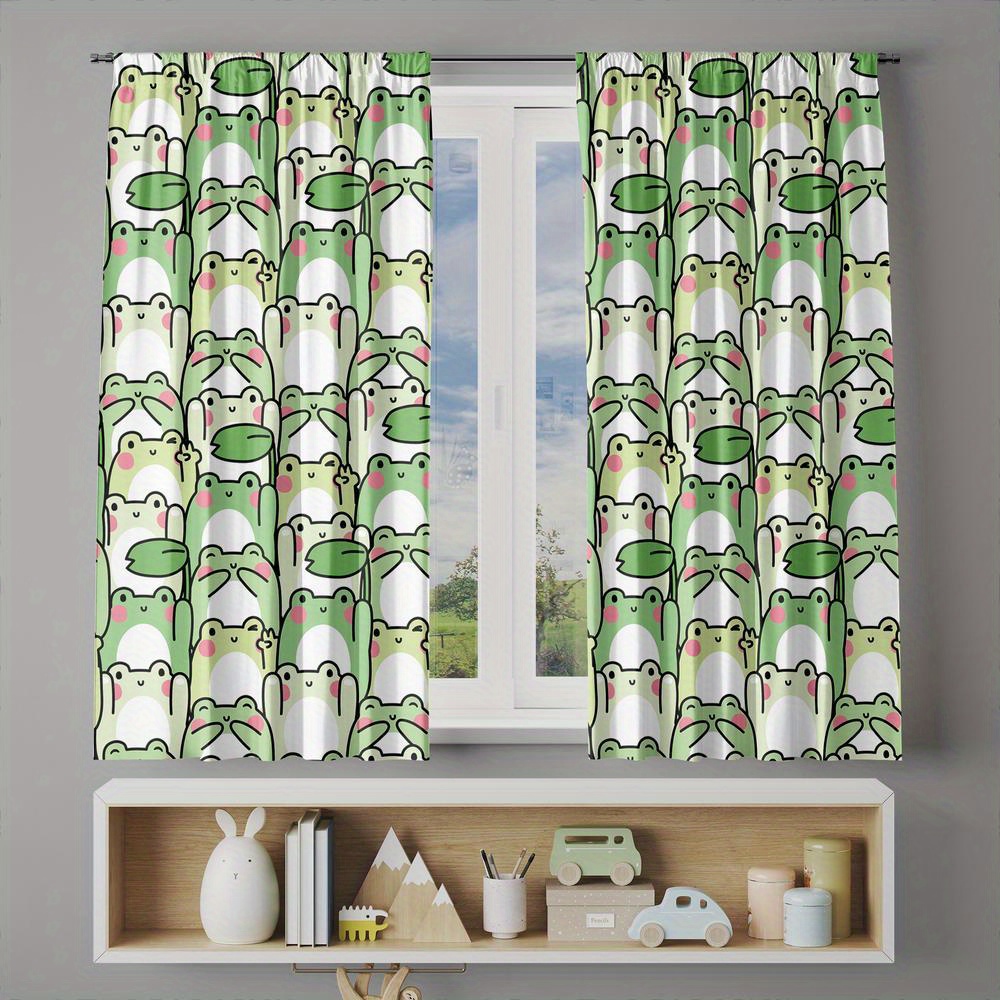 2 stuks schattige kikkerpatroo - Blackout Curtain Nursery recensie en prijs