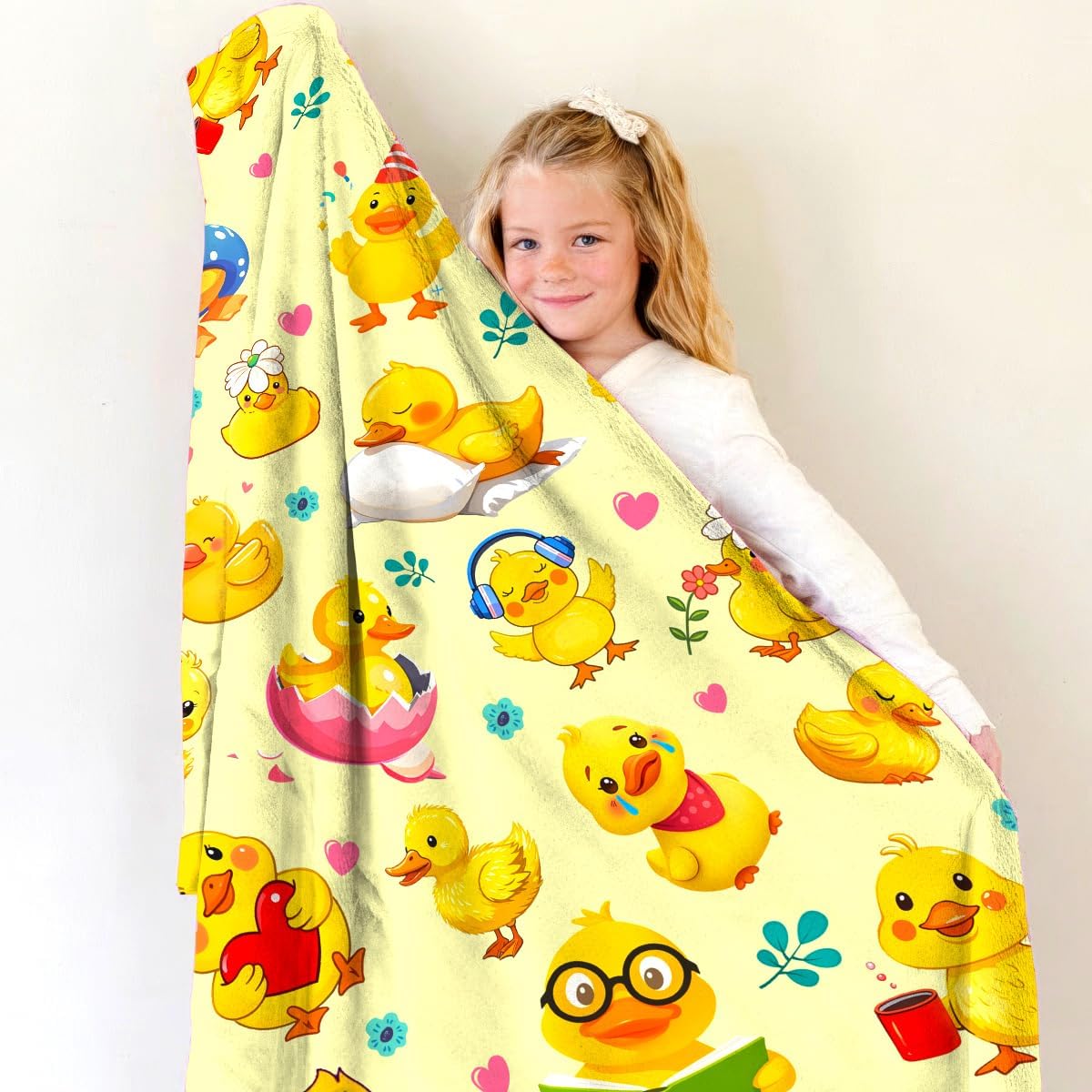 Gele kuiken dierenprint deken  - Baby Nursery Yellow recensie en prijs