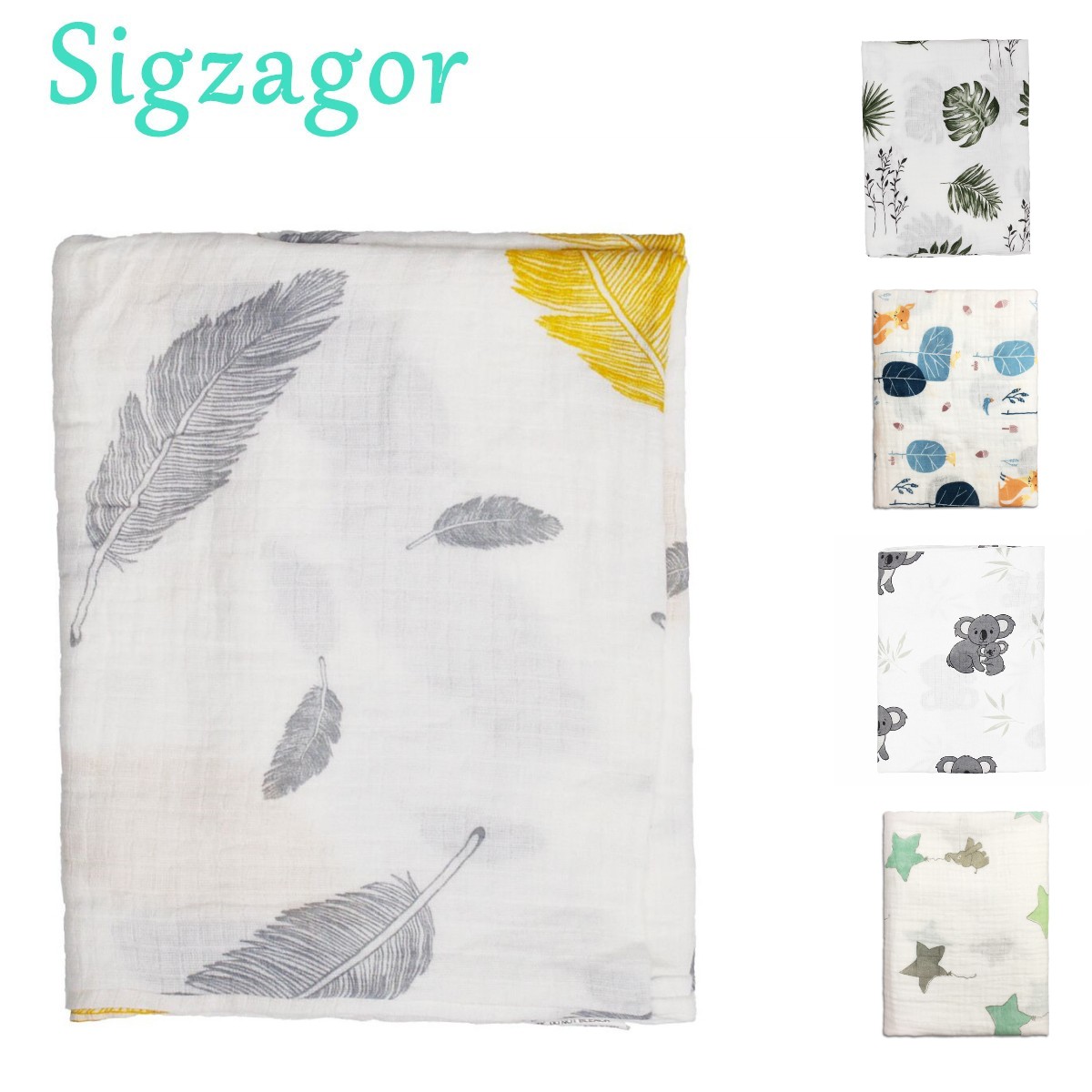 [Sigzagor] Mousseline Swaddle  - Swaddle Blanket Muslin recensie en prijs