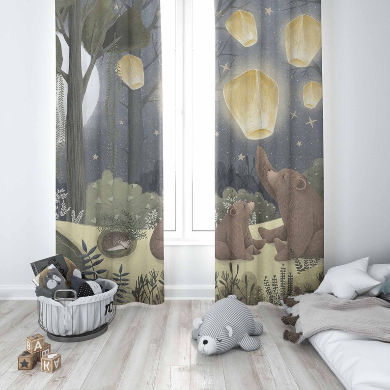 Woodland Kinderkamer Gordijnen - Blackout Curtain Nursery recensie en prijs