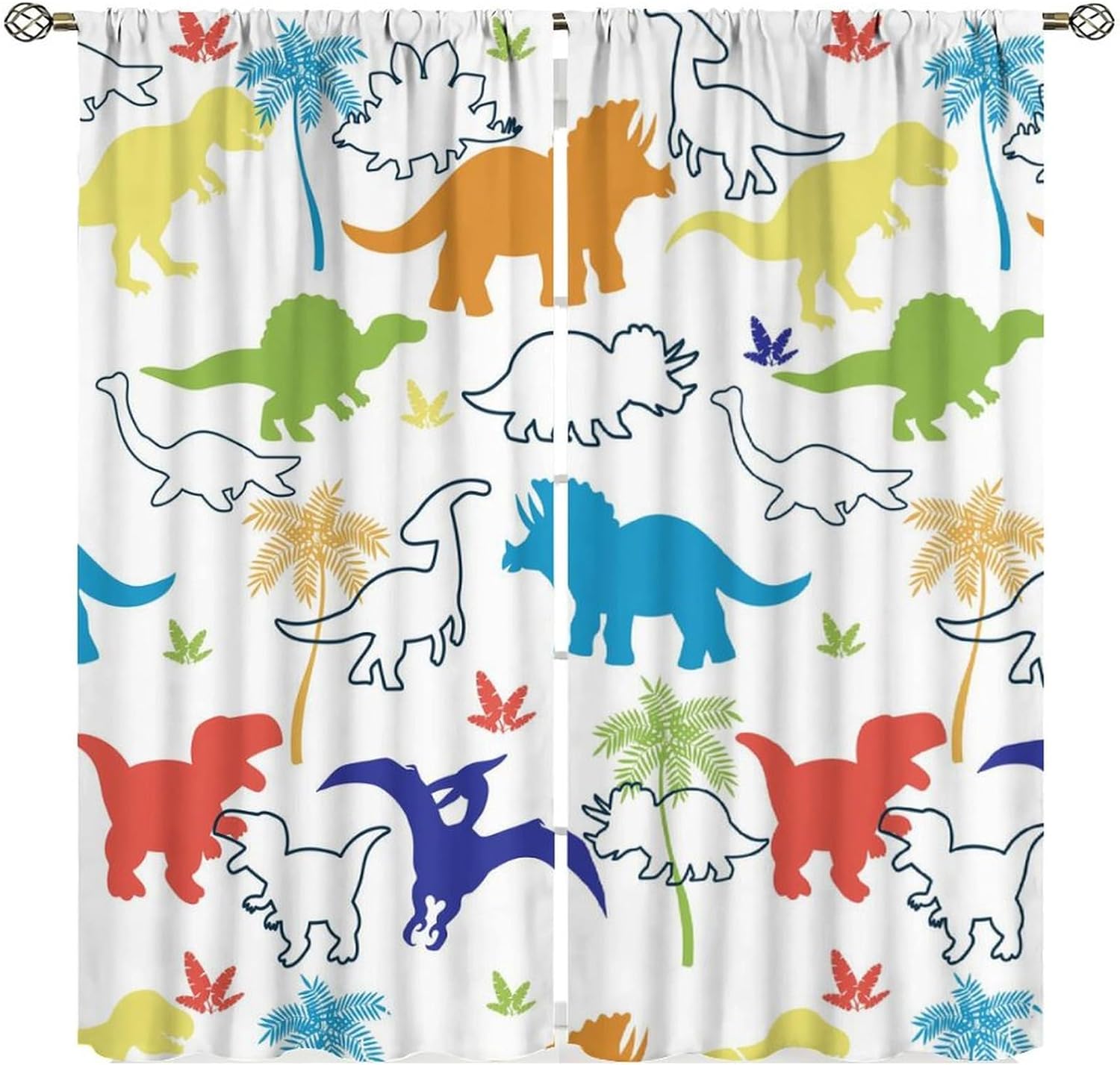 Dinosaurus kindergordijnen, ca - Blackout Curtain Nursery recensie en prijs