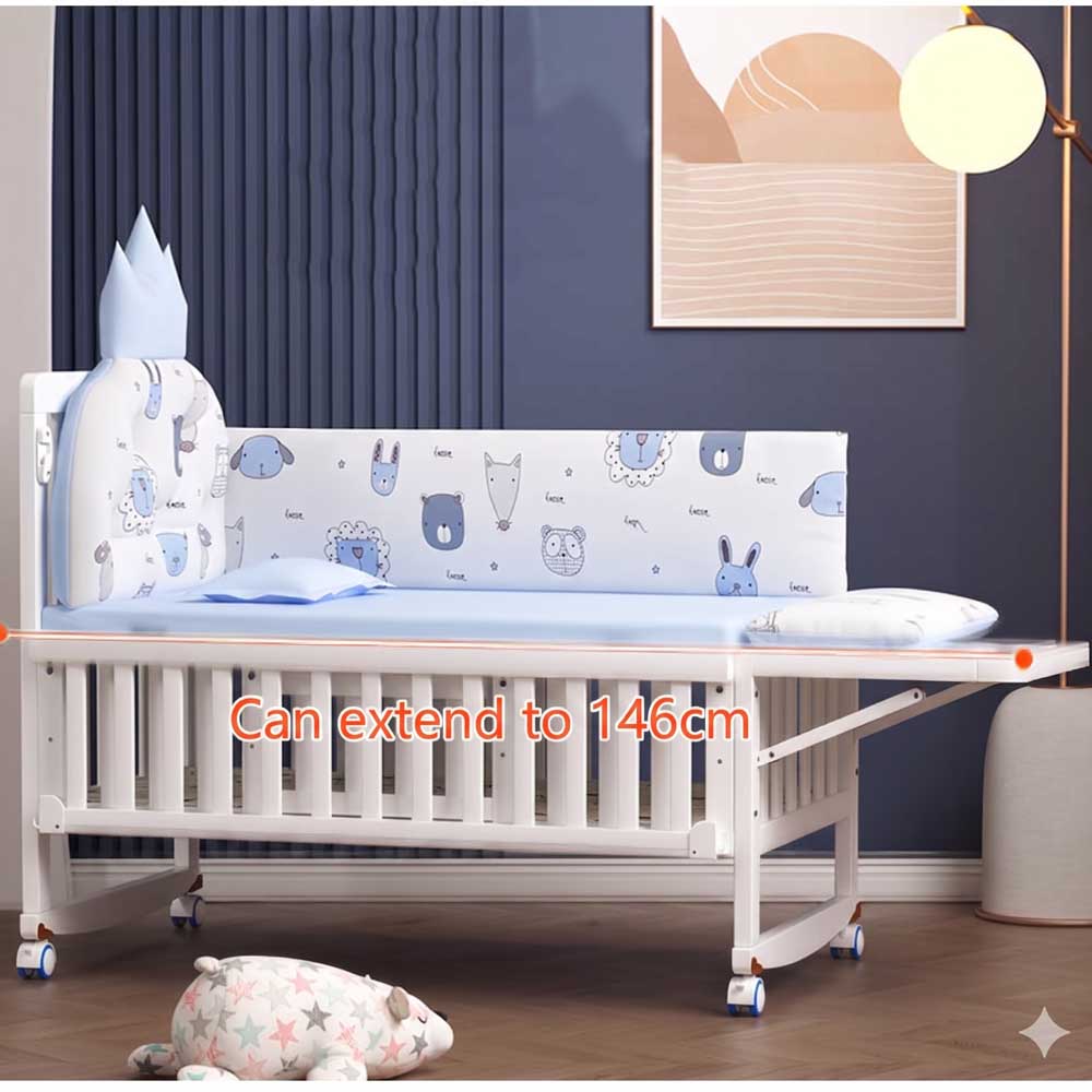 Premium Babywieg van massief h - Convertible Crib Set recensie en prijs