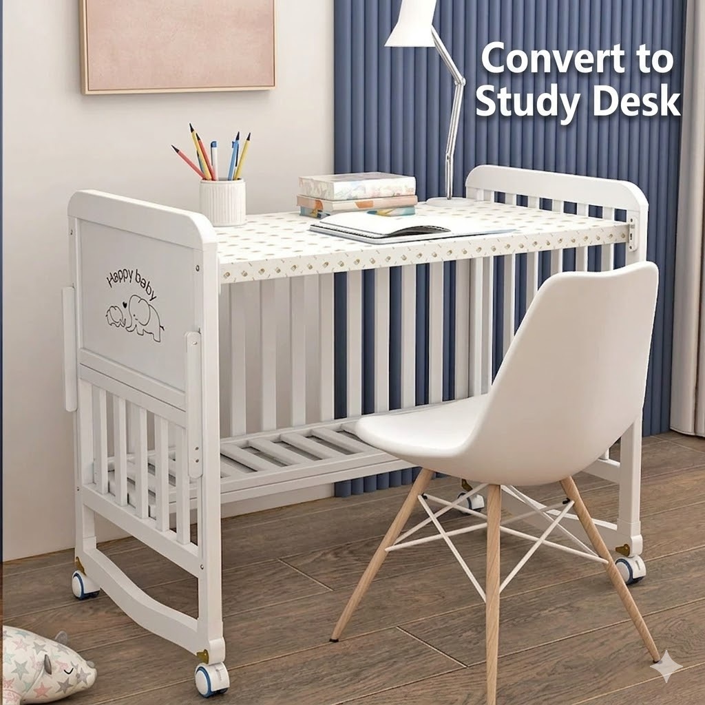 Premium Babywieg van massief h - Convertible Crib Set recensie en prijs