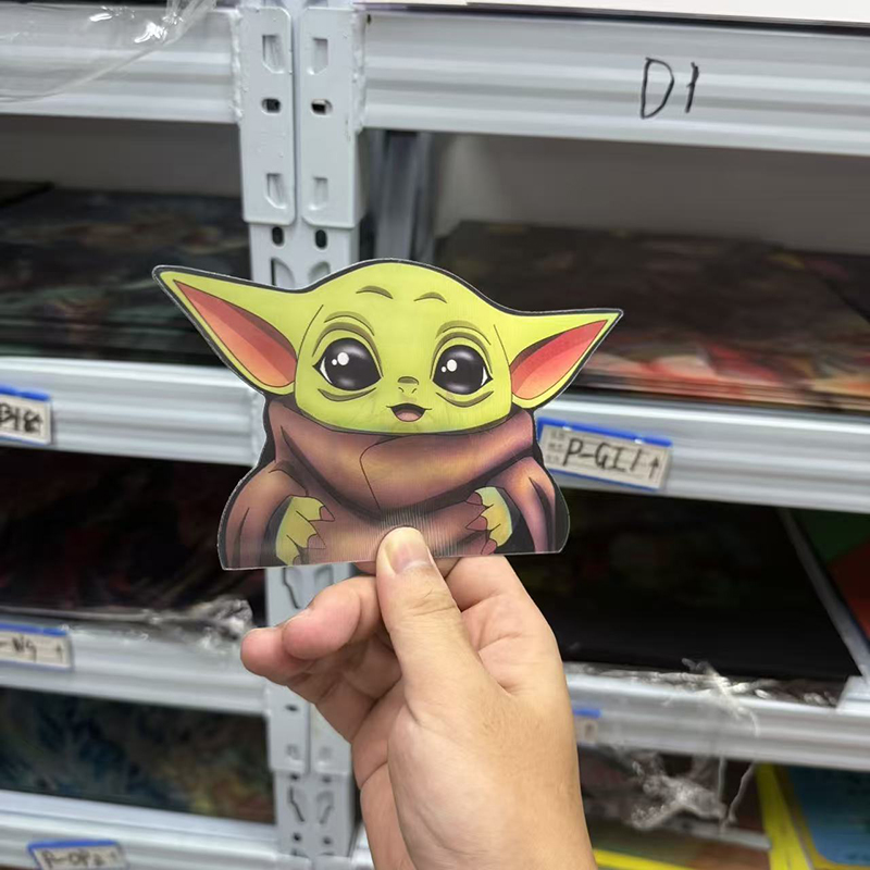 Anime Cartoon Baby Yoda 3D Mot - Baby Yoda Nursery Decor recensie en prijs