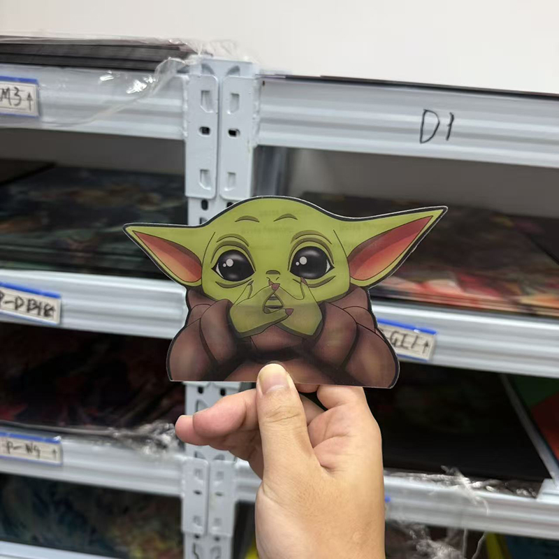 Anime Cartoon Baby Yoda 3D Mot - Baby Yoda Nursery Decor recensie en prijs